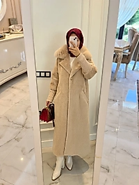 Kürklü Angora Kaban Bej