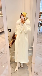 Kürklü Angora Kaban Beyaz