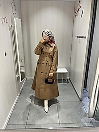 Premium Seri Camel Trençkot