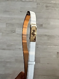 Hermes model kemer beyaz