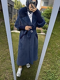 Lacivert Angora kaban